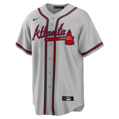 Ronald Acuna Jr. Atlanta Braves Nike Road Replica Player Name Jersey - Gray - Nike on Sale