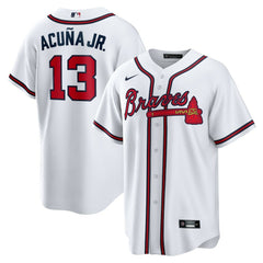 Ronald Acuna Jr. Atlanta Braves Nike Home Replica Player Name Jersey - White - Nike Sale