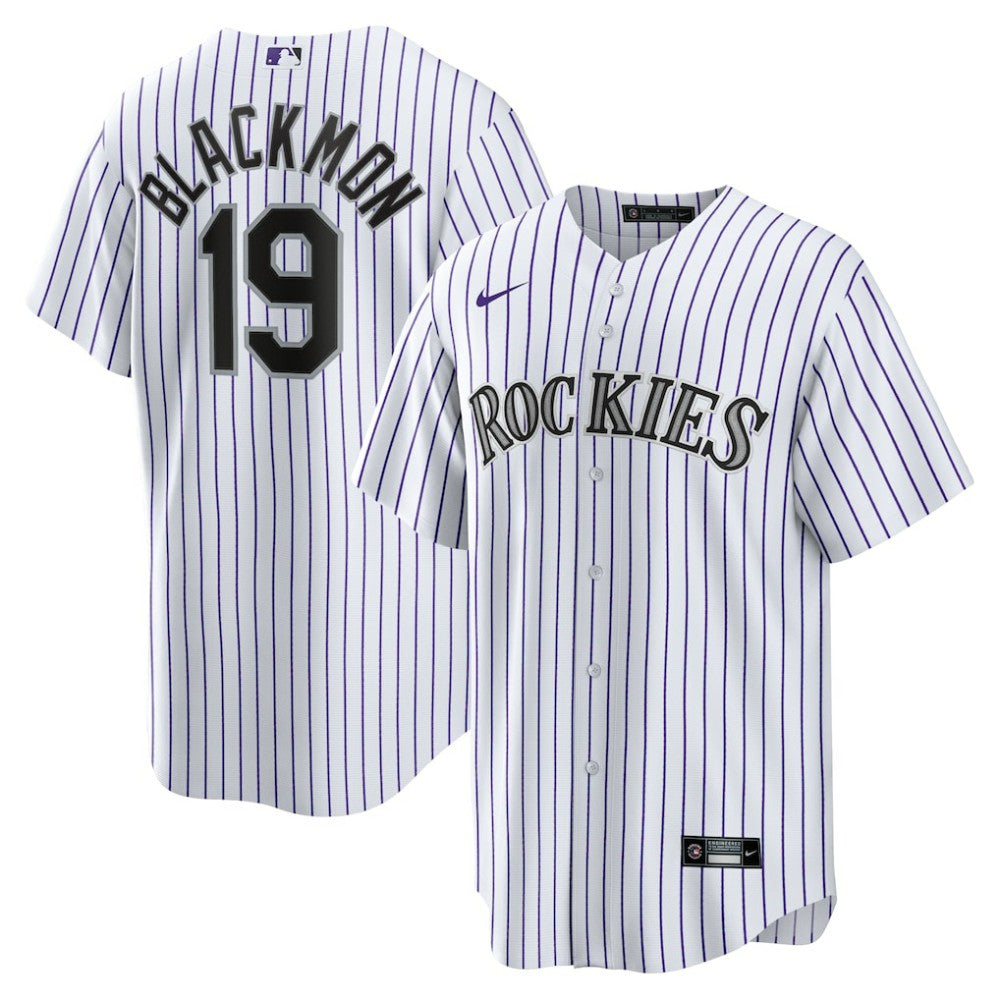 Charlie Blackmon Colorado Rockies Nike Home Replica Player Name Jersey - White - Nike Sale
