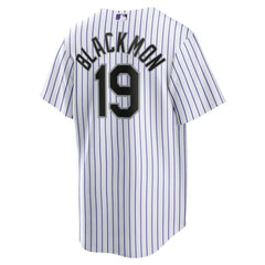 Charlie Blackmon Colorado Rockies Nike Home Replica Player Name Jersey - White - Nike Sale