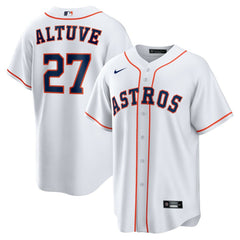 Jose Altuve Houston Astros Nike Home Replica Player Name Jersey - White - Nike on Sale