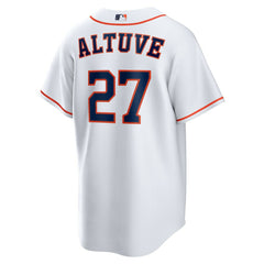 Jose Altuve Houston Astros Nike Home Replica Player Name Jersey - White - Nike on Sale