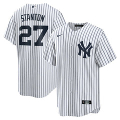 Giancarlo Stanton New York Yankees Nike Home Replica Player Name Jersey - White - Nike Lifestyle