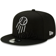 Los Angeles Dodgers New Era Monochrome Logo Elements 9FIFTY Adjustable Snapback Hat - Black - New Era Sale