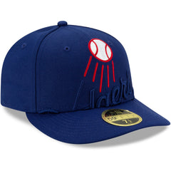 Los Angeles Dodgers New Era Logo Elements Low Profile 59FIFTY Fitted Hat - Royal - New Era Online