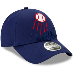 Los Angeles Dodgers New Era Logo Elements Stretch Snapback 9FORTY Adjustable Hat - Royal - New Era on Sale