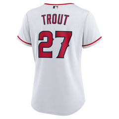 Mike Trout Los Angeles Angels Nike Women's Home Replica Player Jersey - White - Nike Discount