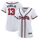 Ronald Acuna Jr. Atlanta Braves Nike Women's Home Replica Player Jersey - White - Nike Discount