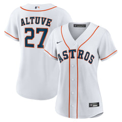 Jose Altuve Houston Astros Nike Women's Home Replica Player Jersey - White - Nike Online