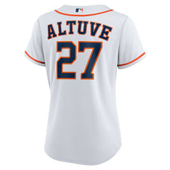 Jose Altuve Houston Astros Nike Women's Home Replica Player Jersey - White - Nike Online
