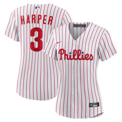 Bryce Harper Philadelphia Phillies Nike Women's Home Replica Player Jersey - White - Nike Discount