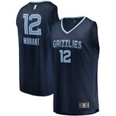 Ja Morant Memphis Grizzlies Replica Fast Break Jersey Navy Icon Edition | Fanatics Lifestyle