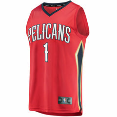 Zion Williamson New Orleans Pelicans Replica Fast Break Jersey Red Statement Edition | Fanatics for sale
