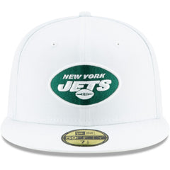 New York Jets New Era Omaha 59FIFTY Fitted Hat White