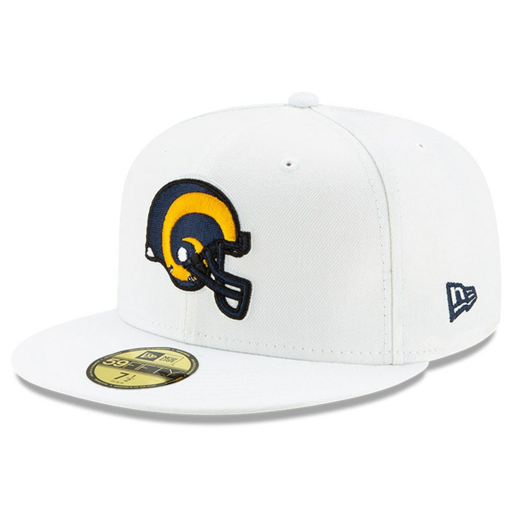 Los Angeles Rams New Era Historic Omaha 59FIFTY Fitted Hat White