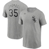 Frank Thomas Chicago White Sox Nike Cooperstown Collection Name & Number T-Shirt - Heathered Gray - Nike Sale