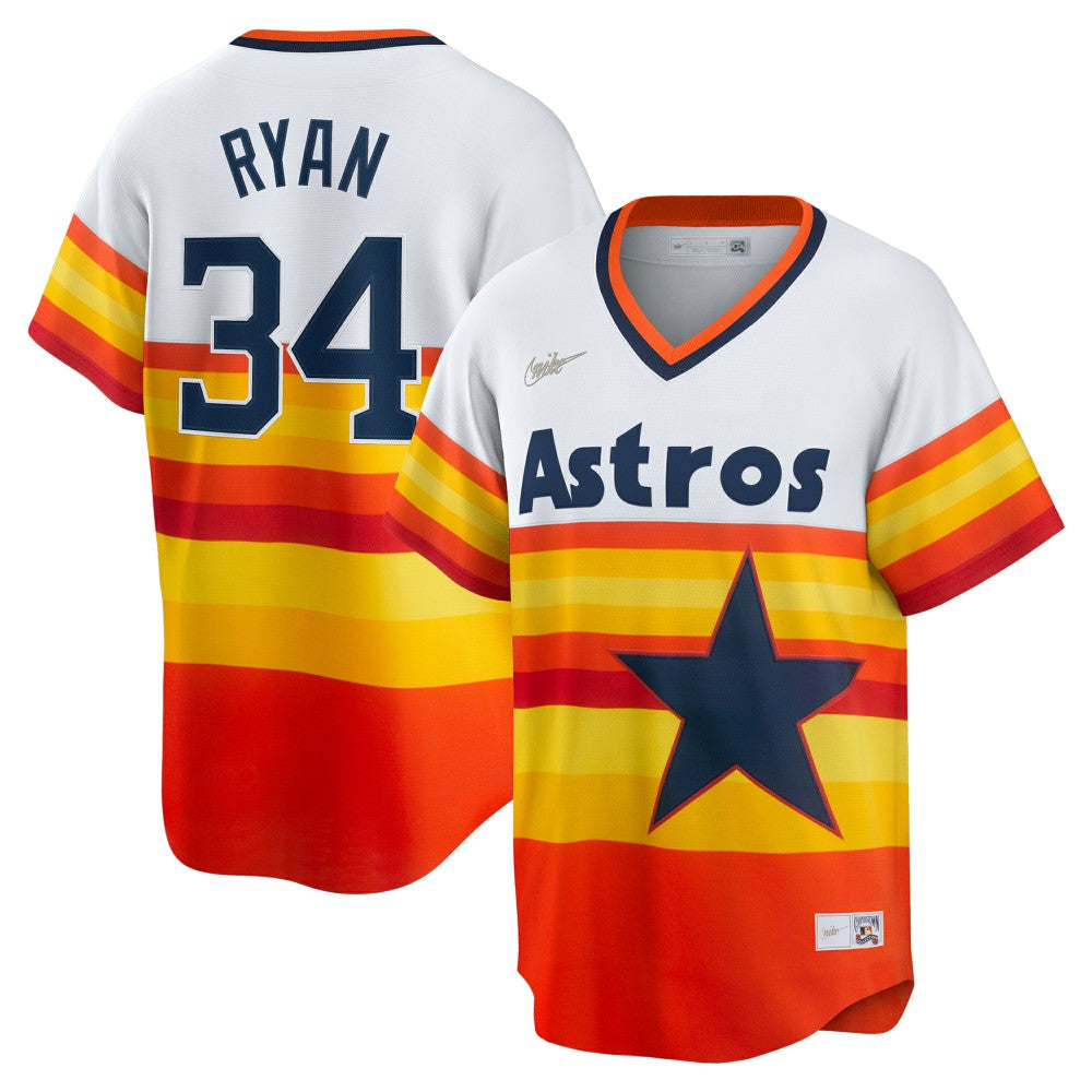 Nolan Ryan Houston Astros Nike Home Cooperstown Collection Player Jersey - White - Nike on Sale