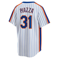 Mike Piazza New York Mets Nike Home Cooperstown Collection Player Jersey - White - Nike Discount