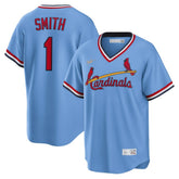 Ozzie Smith St. Louis Cardinals Nike Road Cooperstown Collection Player Jersey - Light Blue - Nike Sale