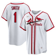 Ozzie Smith St. Louis Cardinals Nike Home Cooperstown Collection Player Jersey - White - Nike Discount
