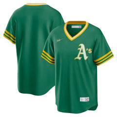 Athletics Nike Road Cooperstown Collection Team Jersey - Kelly Green - Nike Sale