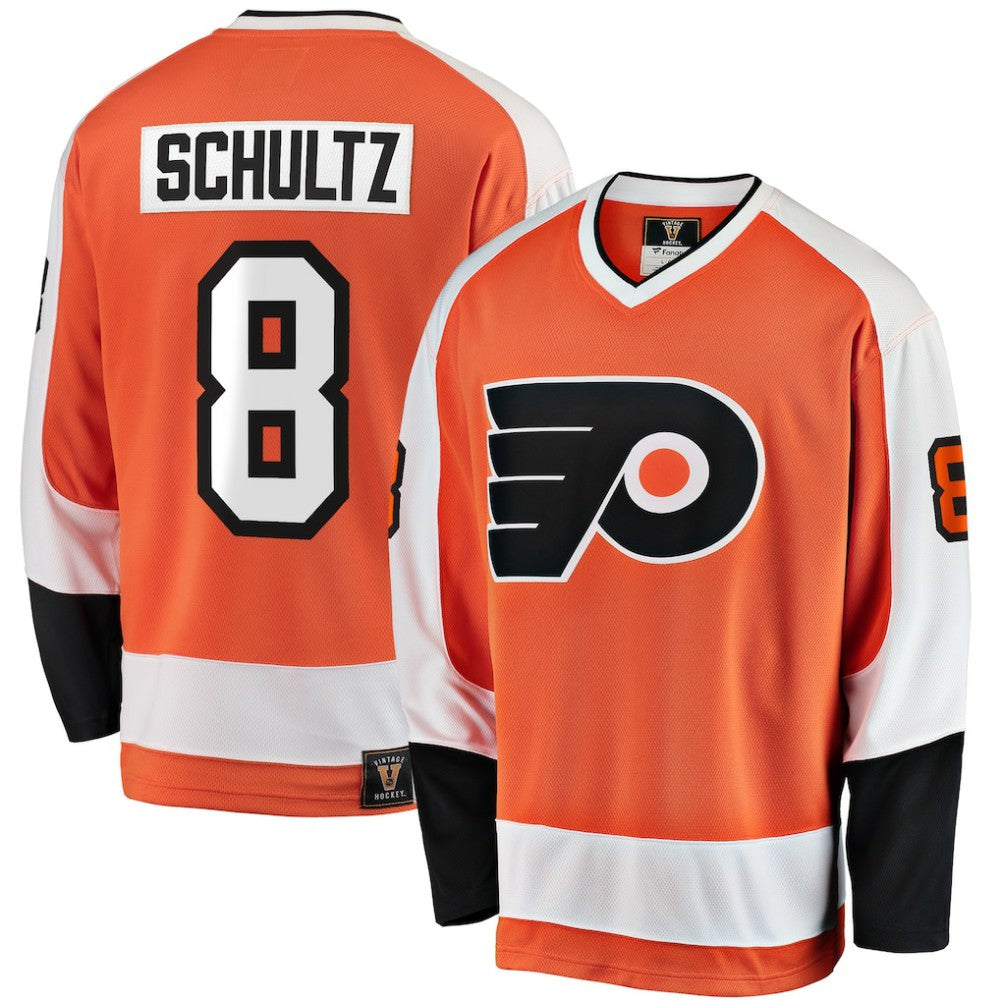 Dave Schultz Philadelphia Flyers Fanatics Premier Breakaway Retired Player Jersey - Orange - NHL 3600725