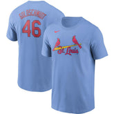 Paul Goldschmidt St. Louis Cardinals Nike Name & Number T-Shirt - Light Blue - Nike Online