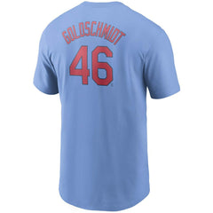 Paul Goldschmidt St. Louis Cardinals Nike Name & Number T-Shirt - Light Blue - Nike Online