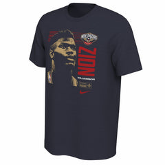 Zion Williamson New Orleans Pelicans 2019 NBA Draft First Round Rookie T-Shirt Navy | Nike