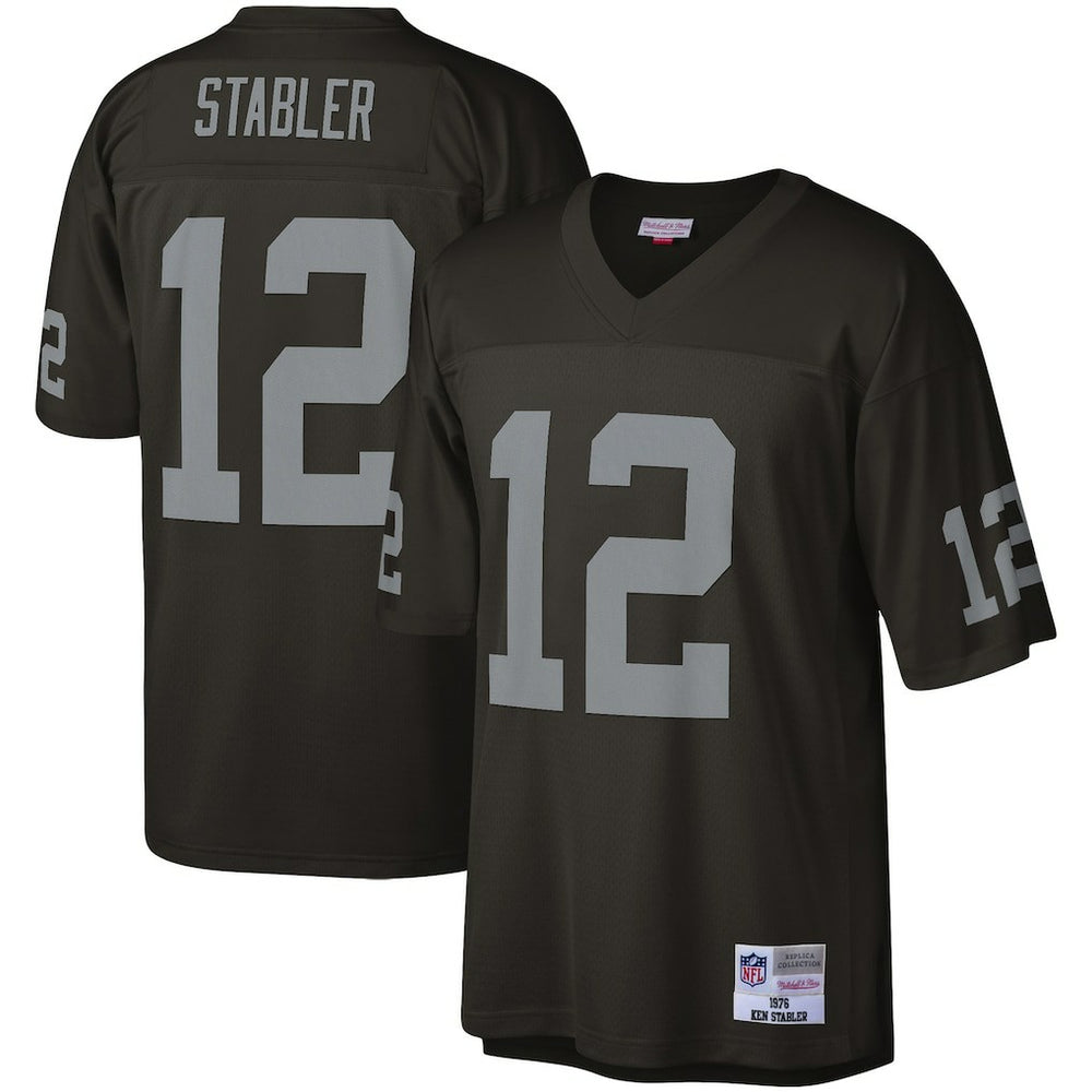 Mitchell & Ness Ken Stabler Las Vegas Raiders Legacy Replica Jersey Black