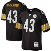 Mitchell & Ness Troy Polamalu Pittsburgh Steelers Legacy Replica Jersey Black