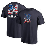 Miguel Cabrera Detroit Tigers Banner Wave Name & Number T-Shirt - Navy - MLB Discount