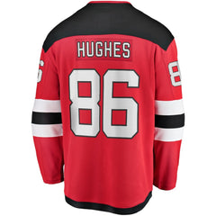 Jack Hughes New Jersey Devils Fanatics Breakaway Player Jersey - Red - NHL 3607217