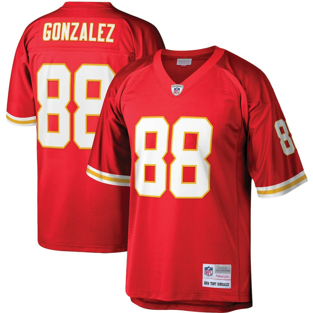 Mitchell & Ness Tony Gonzalez Kansas City Chiefs Legacy Replica Jersey Red