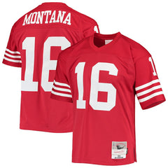 Mitchell & Ness Joe Montana San Francisco 49ers Legacy Replica Jersey Scarlet