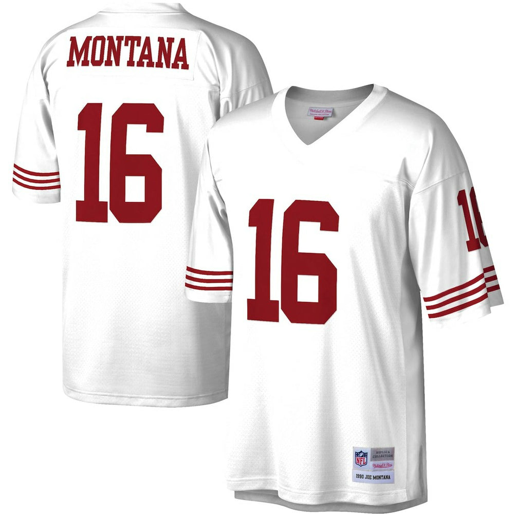 Mitchell & Ness Joe Montana San Francisco 49ers 1990 Legacy Replica Jersey White