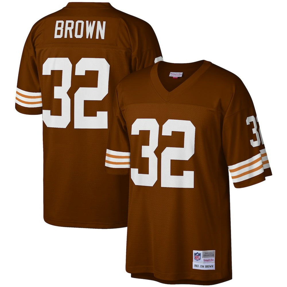 Mitchell & Ness Jim Brown Cleveland Browns Legacy Replica Jersey Brown