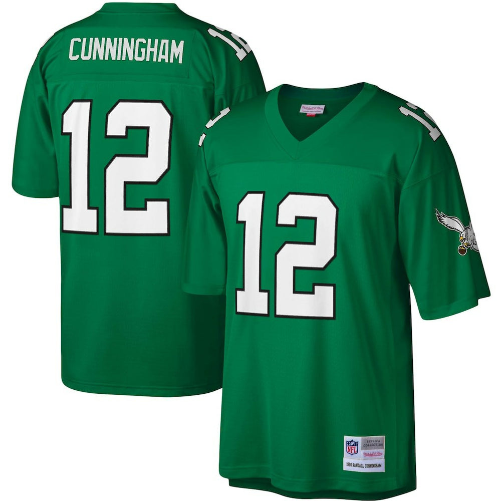 Mitchell & Ness Randall Cunningham Philadelphia Eagles Legacy Replica Jersey Kelly Green