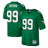 Mitchell & Ness Jerome Brown Philadelphia Eagles Legacy Replica Jersey Kelly Green