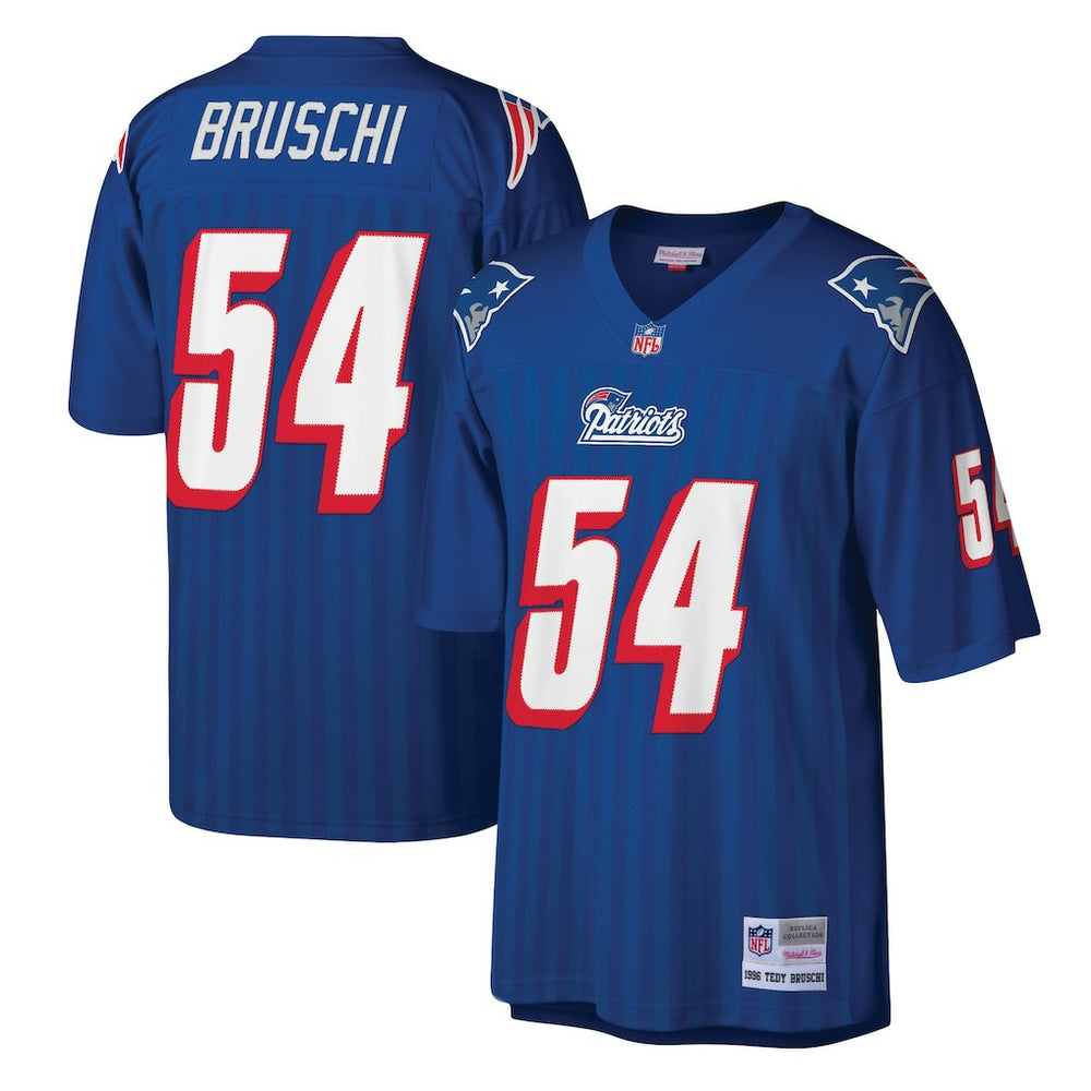 Mitchell & Ness Tedy Bruschi New England Patriots Legacy Replica Jersey Royal
