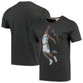 Zion Williamson New Orleans Pelicans Player Graphic Tri-Blend T-Shirt Charcoal