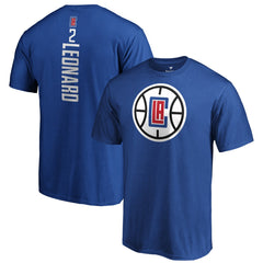 Kawhi Leonard LA Clippers Playmaker Name & Number T-Shirt Blue | Fanatics