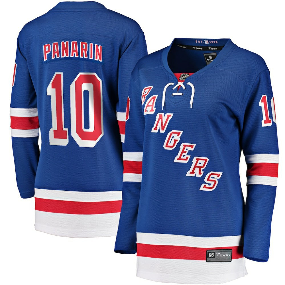 Artemi Panarin New York Rangers Fanatics Women's Home Breakaway Player Jersey - Blue - NHL 3611668