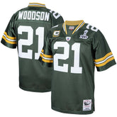 Mitchell & Ness Charles Woodson Green Bay Packers 2010 Authentic Throwback Retired Player Jersey Green