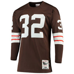 Mitchell & Ness Jim Brown Cleveland Browns 1964 Authentic Throwback Retired Player Jersey Brown