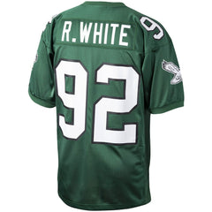 Mitchell & Ness Reggie White Philadelphia Eagles Authentic Throwback Retired Player Jersey Green