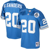 Mitchell & Ness Barry Sanders Detroit Lions 1993 Authentic Throwback Retired Player Jersey Blue