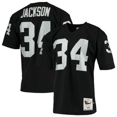 Mitchell & Ness Bo Jackson Las Vegas Raiders 1990 Authentic Throwback Retired Player Jersey Black