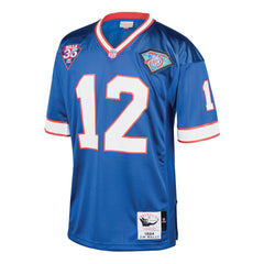 Mitchell & Ness Jim Kelly Buffalo Bills 1994 Authentic Throwback Retired Player Jersey Royal