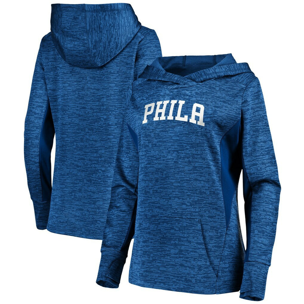 Philadelphia 76ers Women's Showtime Done Better Pullover Hoodie Royal | Fanatics outlet